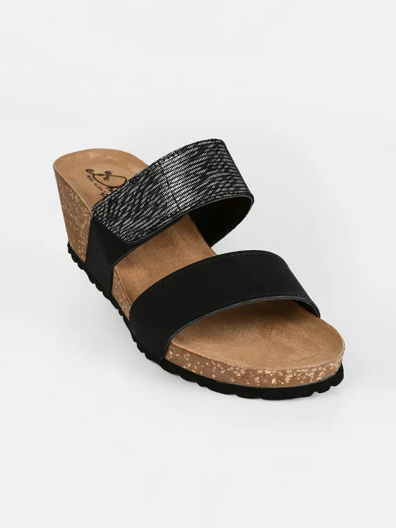 Miss Desiree Zapatillas de mujer con cuña y desgarro
