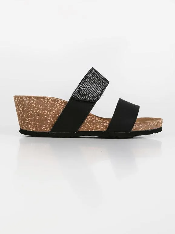 Miss Desiree Zapatillas de mujer con cuña y desgarro