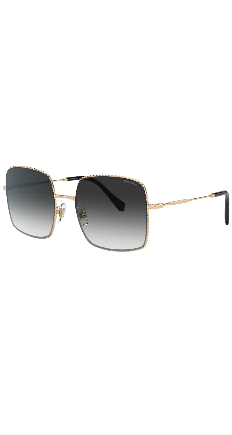 MIU MIU MIU MIU SUNGLASSES WITH GREYBLACK