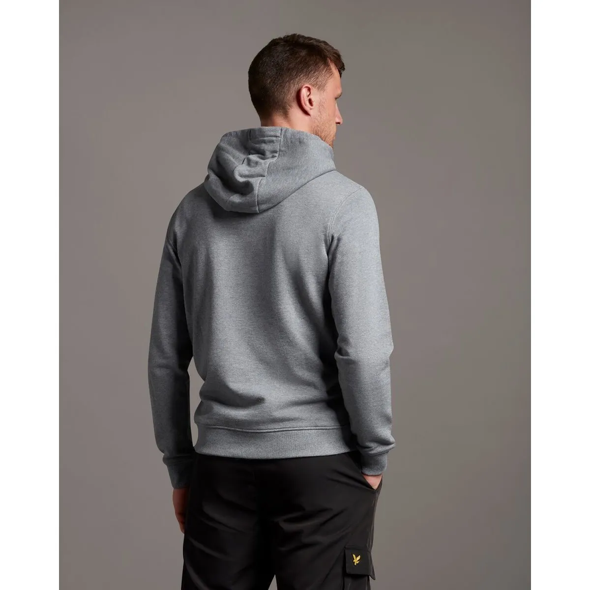 ML416VOG PULLOVER HOODIET28 MID GREY MARL