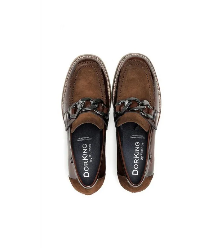 Mocasín marrón OPRAH D9193 FLUCHOS