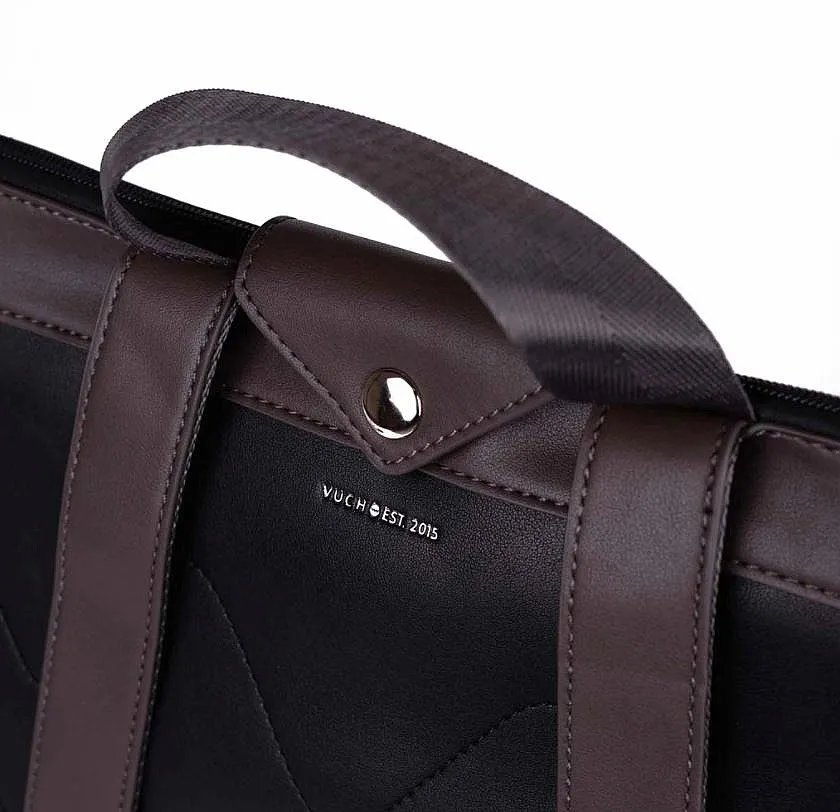 MOCHILA VUCH VERMI  BLACK/GRAY/PINK  WOMEN´S