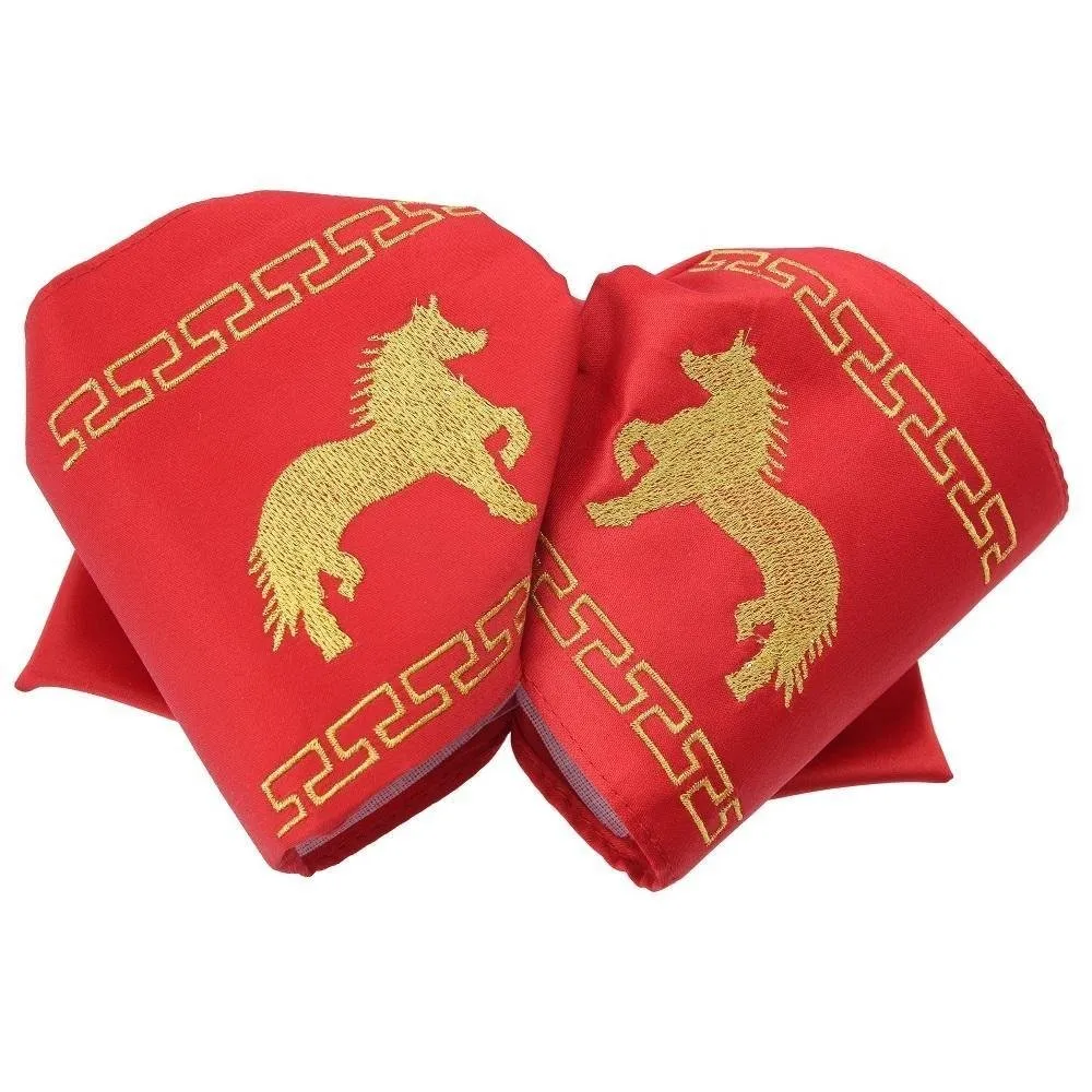 MOO CHARRO BORDADO COLOR ROJO CON DORADO IMP72558