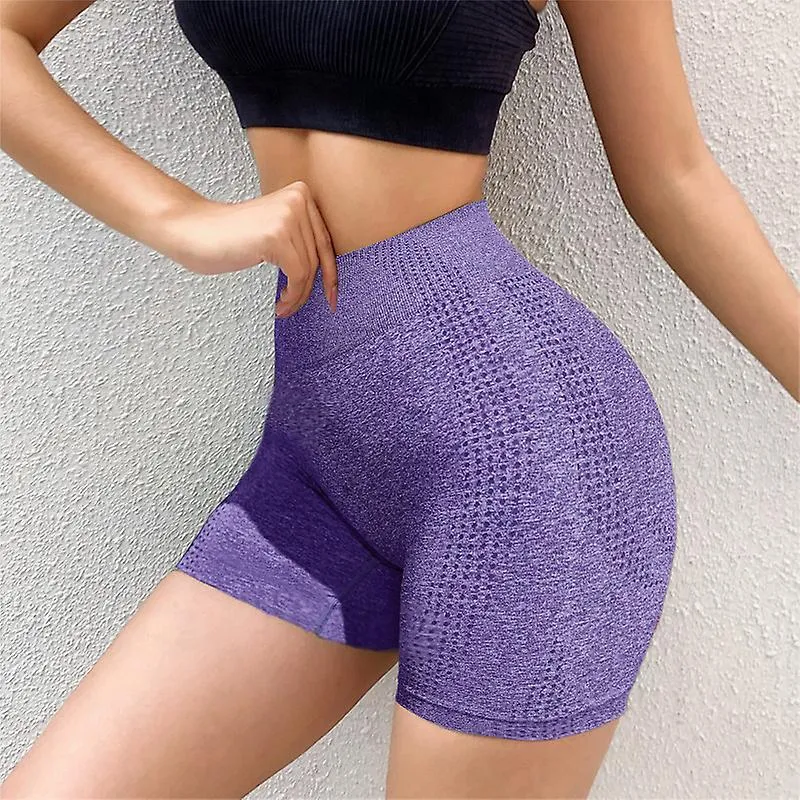 Mujeres Deportes Pantalones cortos Yoga sin costuras Pantalones cortos Nuevo ciclismo Jogging Fitness Cintura alta Push Up Panta