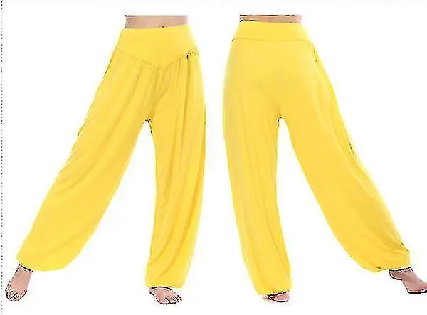 Mujeres Yoga Harem Pantalones Holgados Aladdin Bloomers Pantalones