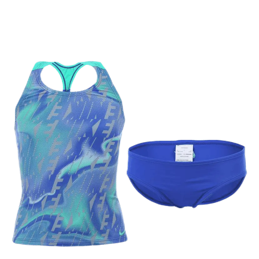 Natación Nike Racerback Sport Tankini Set Blue