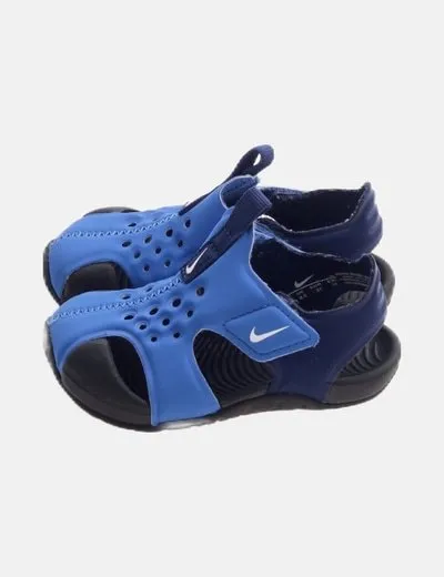 Nike Sandalia azul combinada