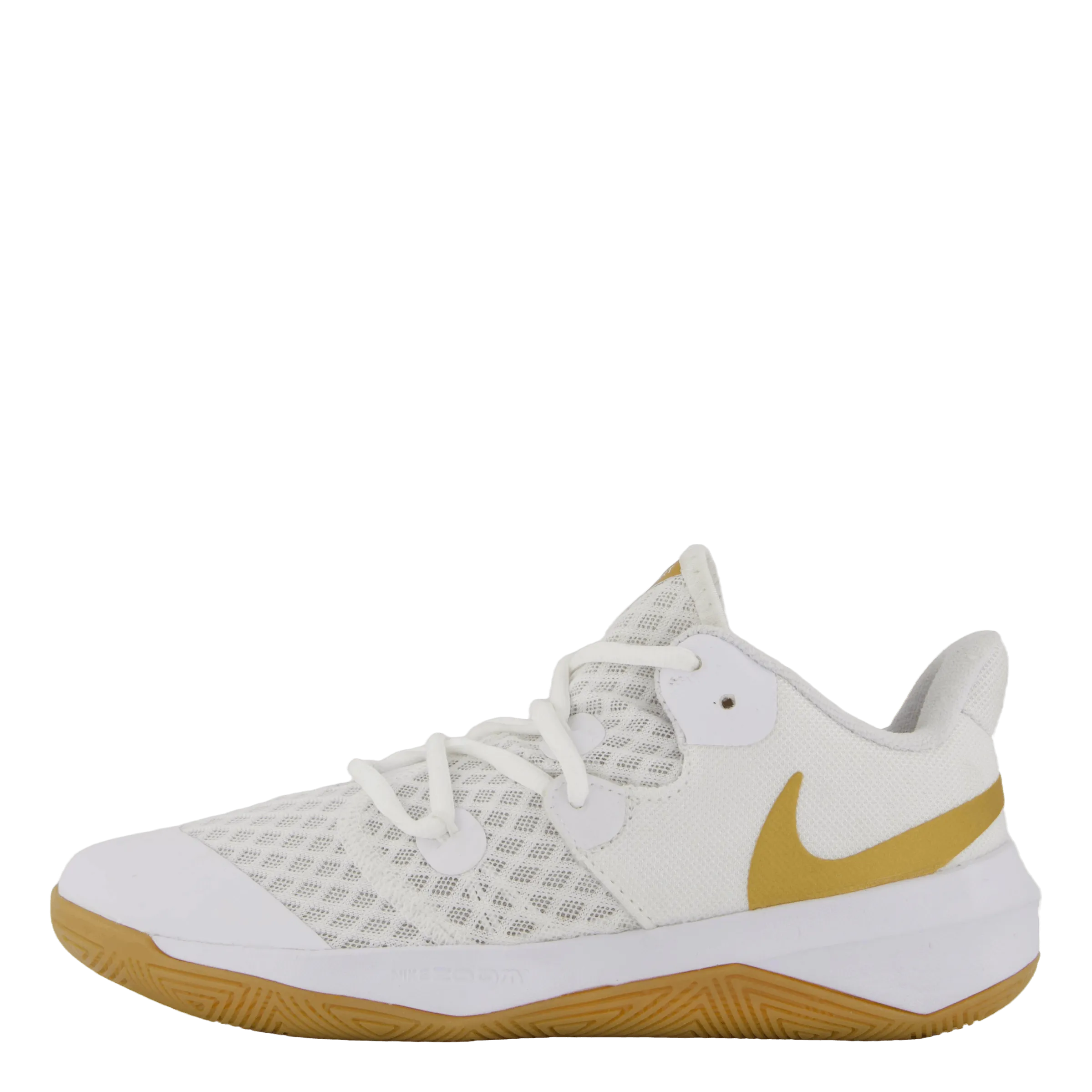 Nike Unisex Hyperspeed Court Indoor White/mtlc Gold