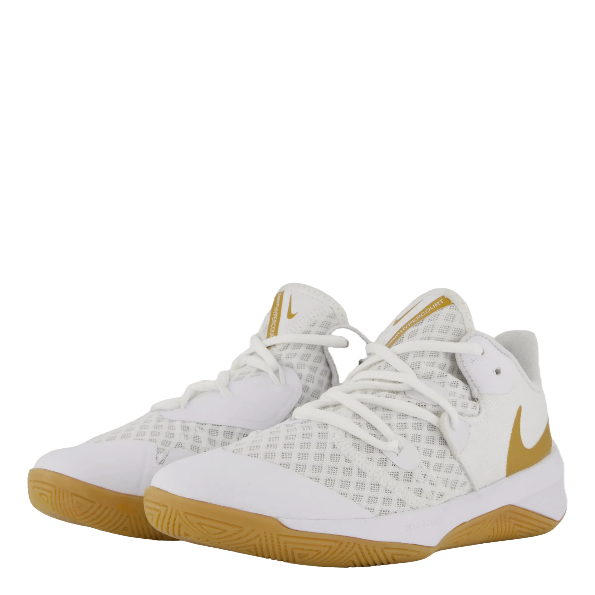 Nike Unisex Hyperspeed Court Indoor White/mtlc Gold