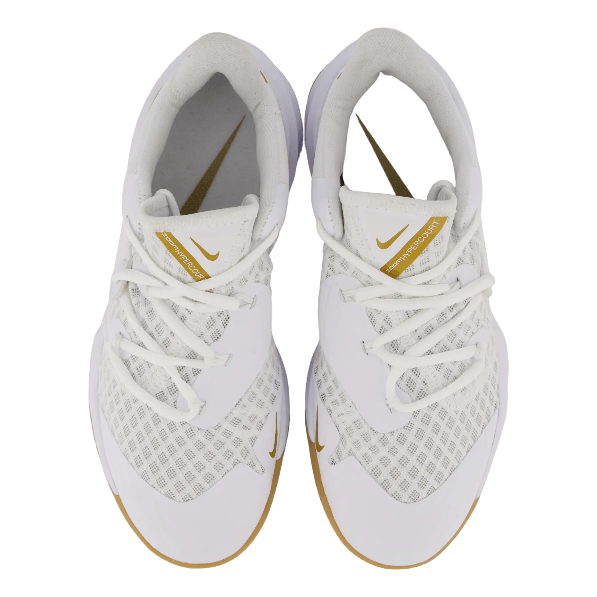 Nike Unisex Hyperspeed Court Indoor White/mtlc Gold