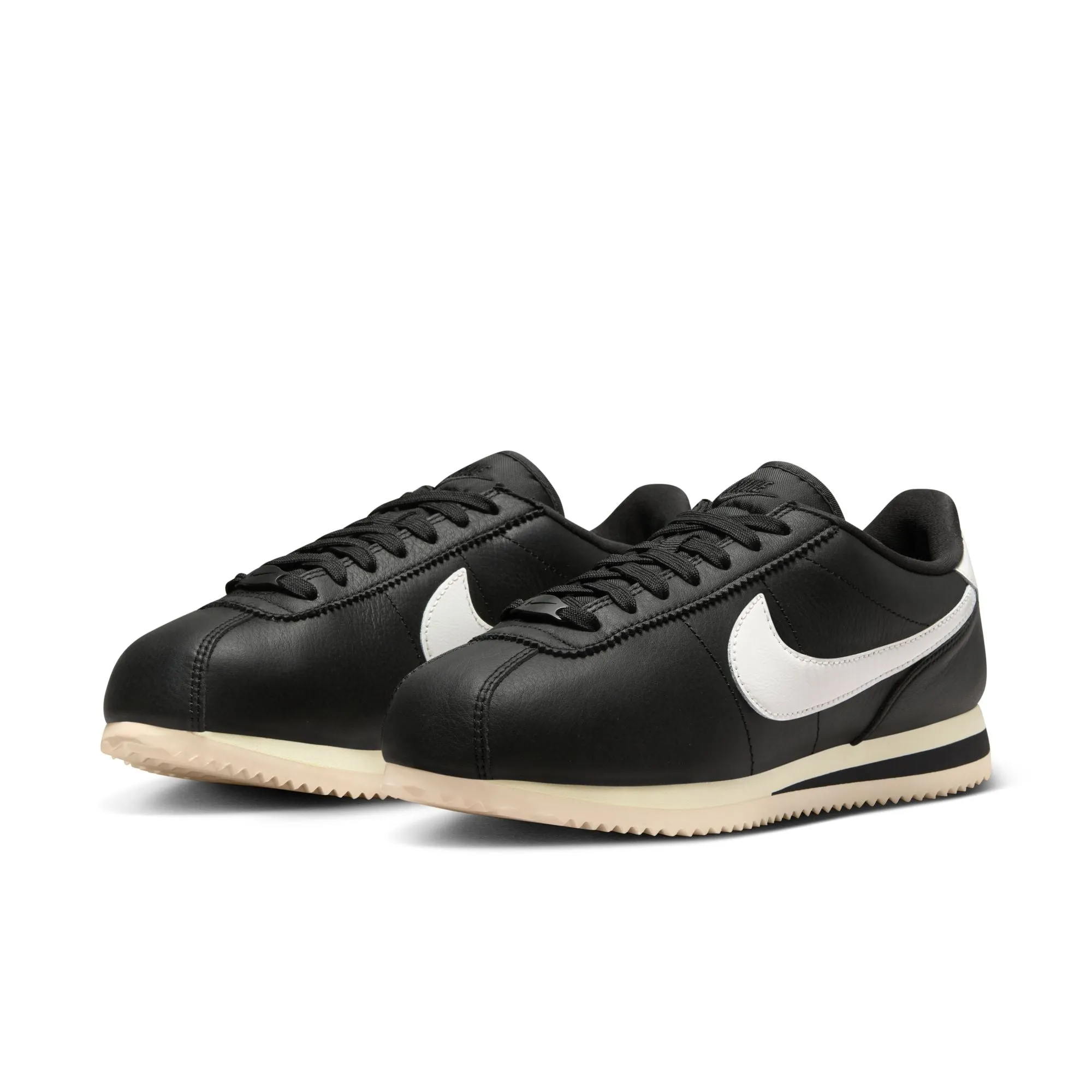 Nike Women Cortez 23 Premium Black and Sail
