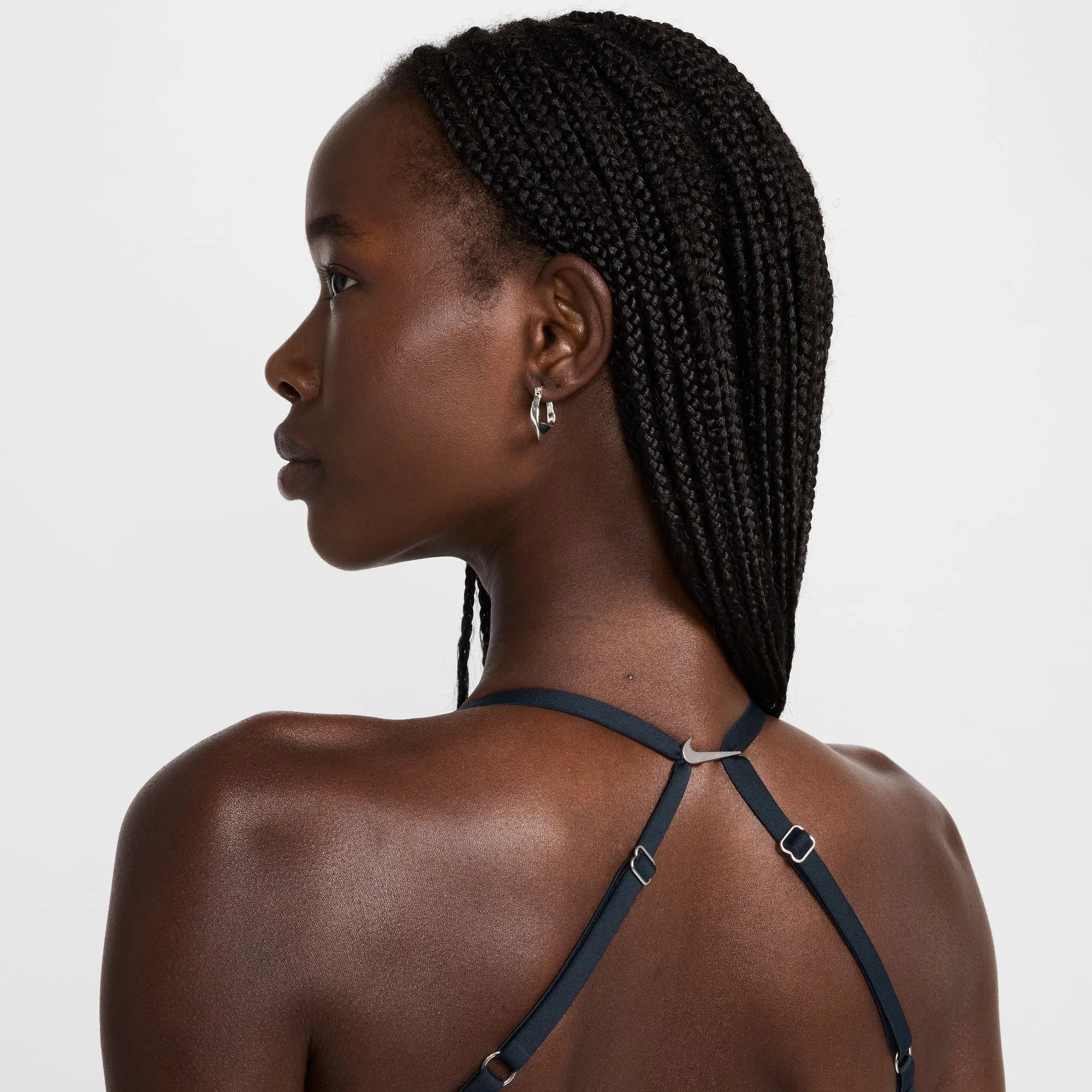 Nike X Jacquemus Women Bra Dark Obsidian/White