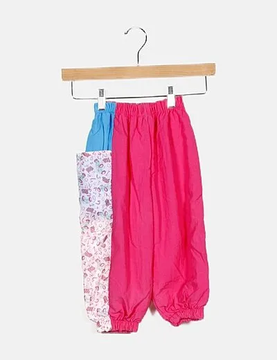 NoName Pantalón fucsia baggy