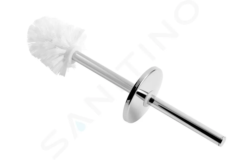 NOVASERVIS ACCESORIOS DE BAñO  ESCOBILLA DE RECAMBIO, PLáSTICO/CROMO 6159,Y0