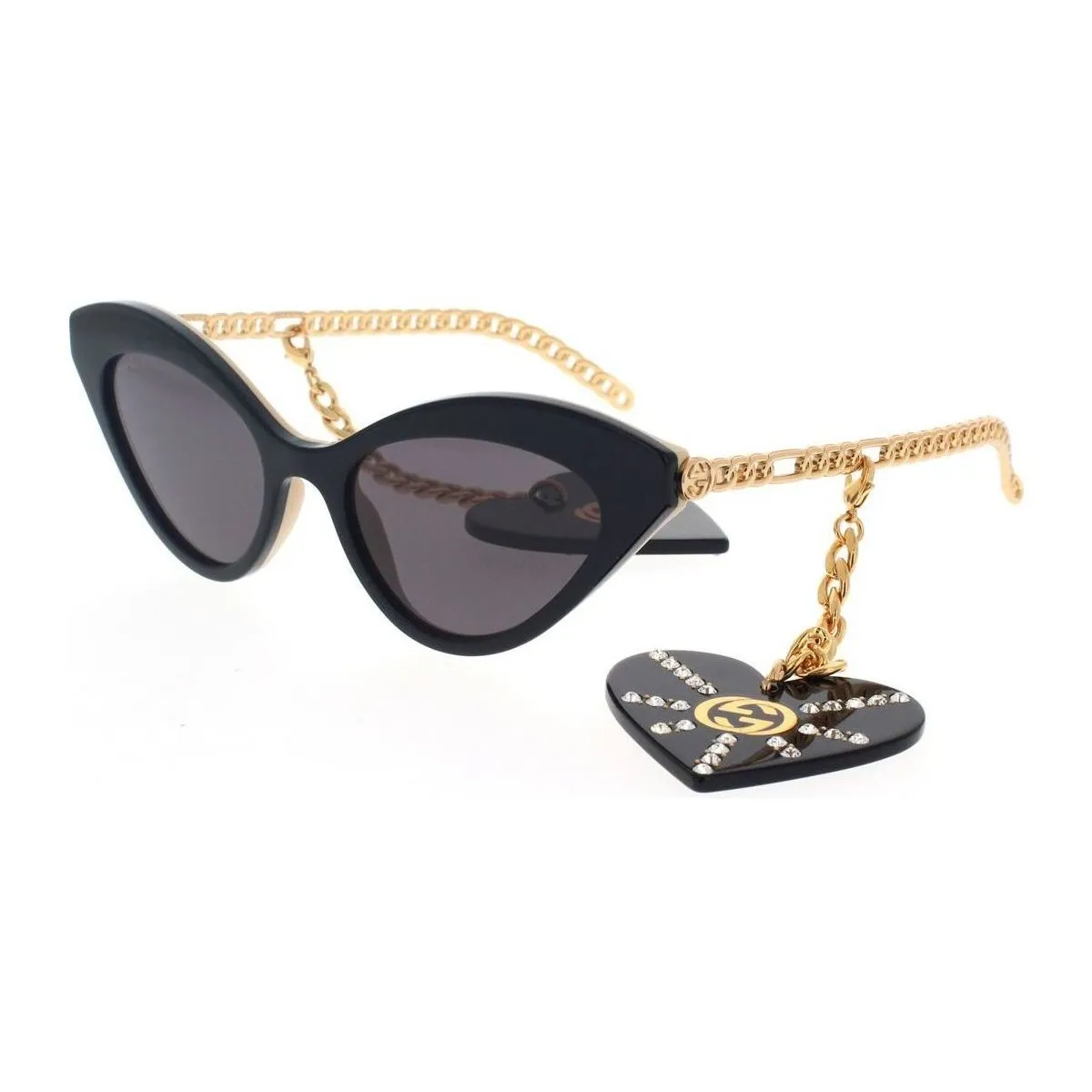 Occhiali da Sole GG0978S 004 Black Gold Grey