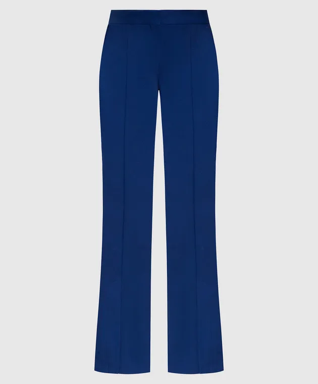 OFFWHITE BLUE FLARED PANTS WITH SLITS