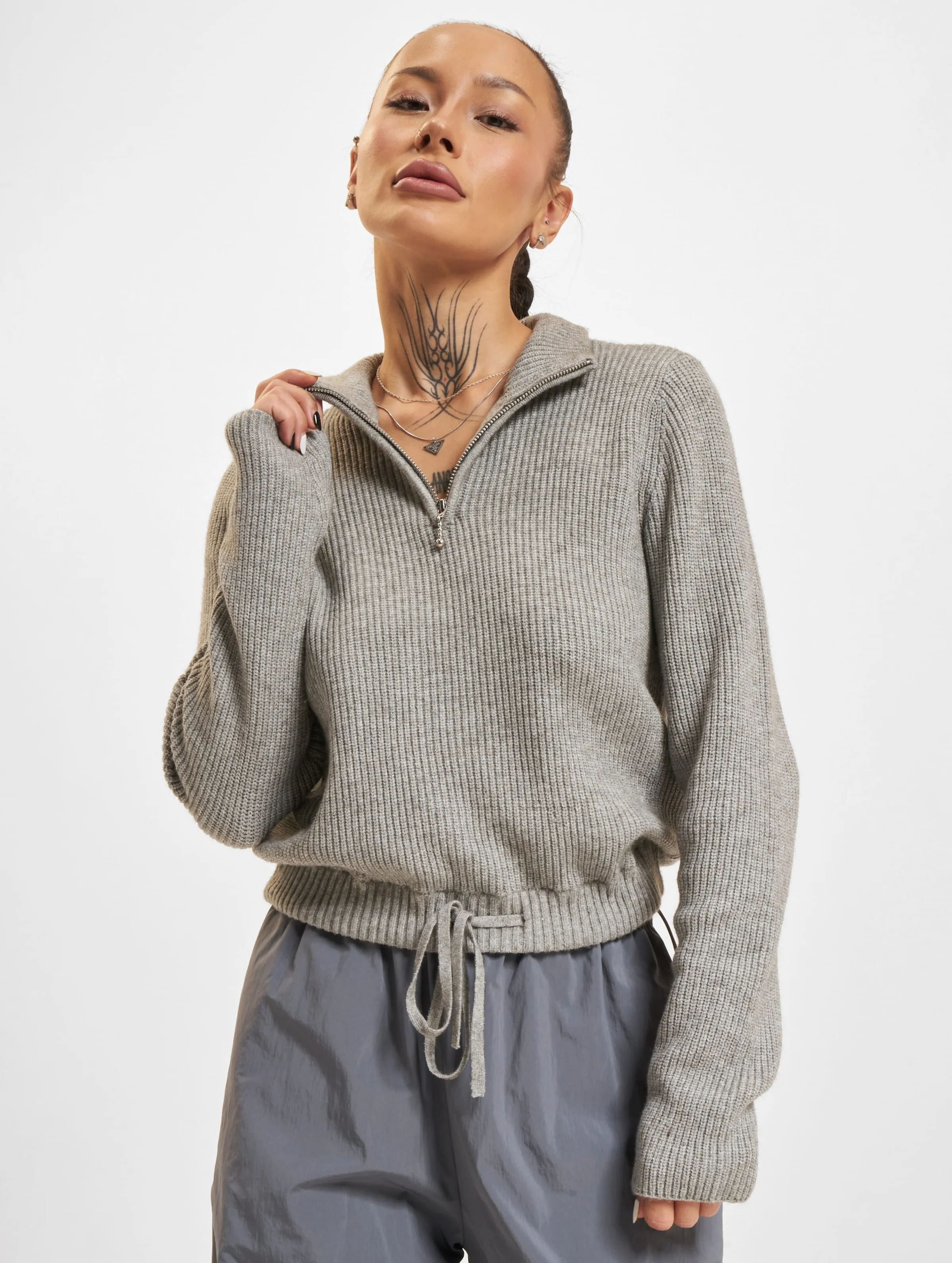 Only Fia Zip High Neck