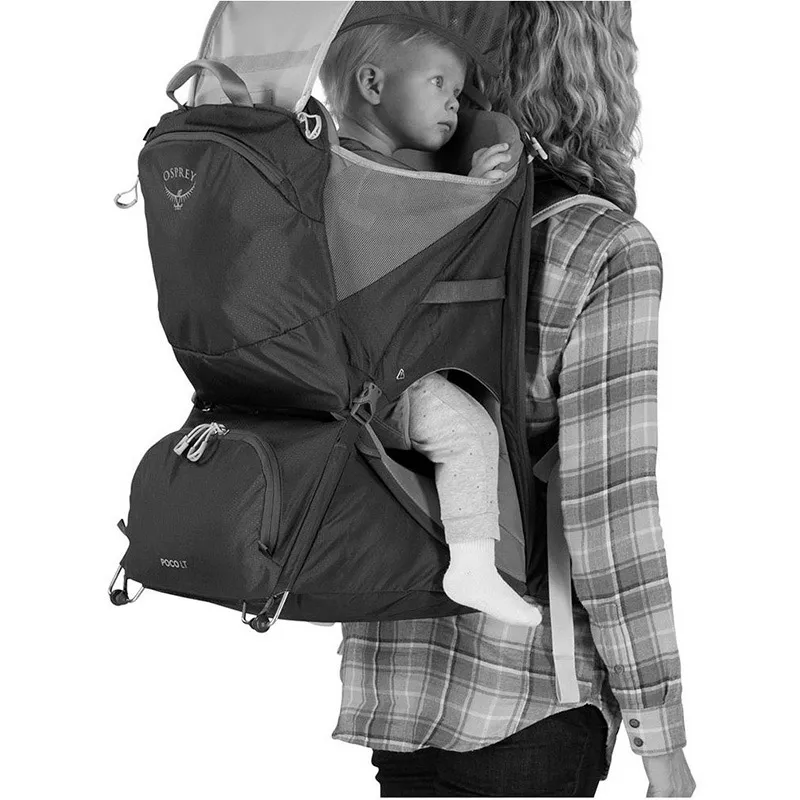osprey Poco Lt Child Carrier Tungsten Grey