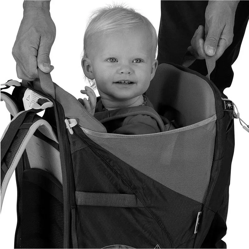 osprey Poco Lt Child Carrier Tungsten Grey