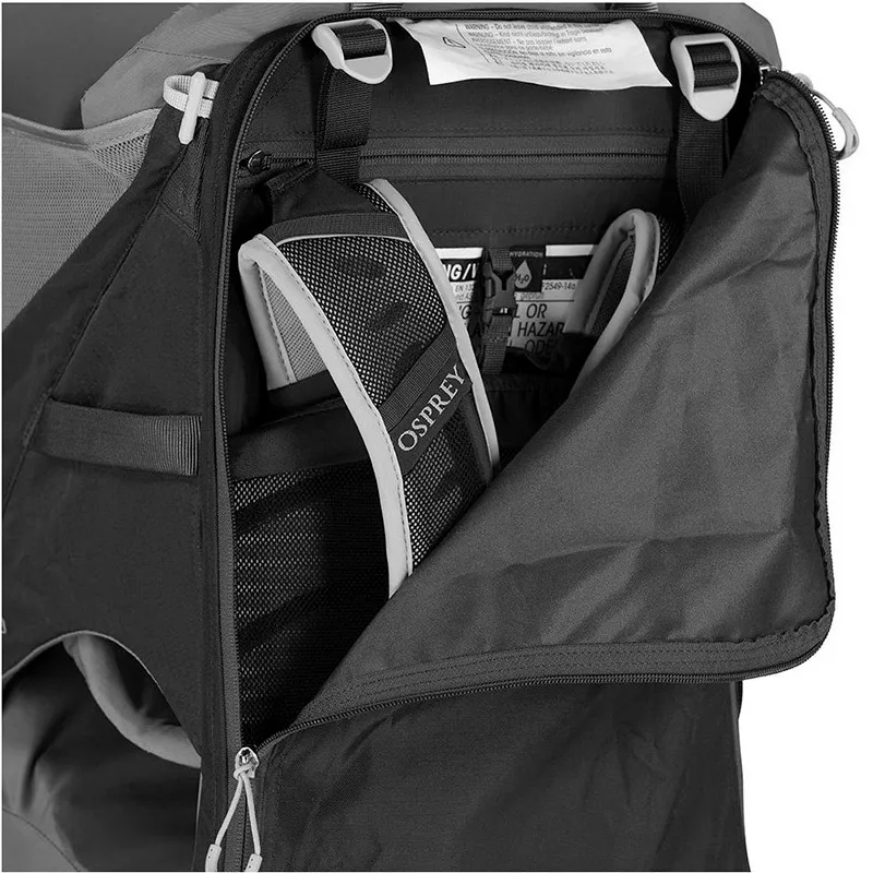 osprey Poco Lt Child Carrier Tungsten Grey