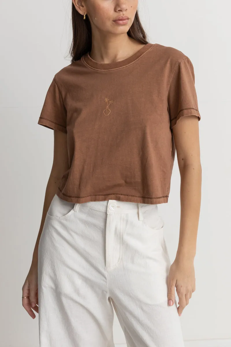 Outside Vintage Crop Crew Tee