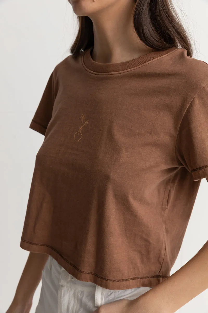 Outside Vintage Crop Crew Tee