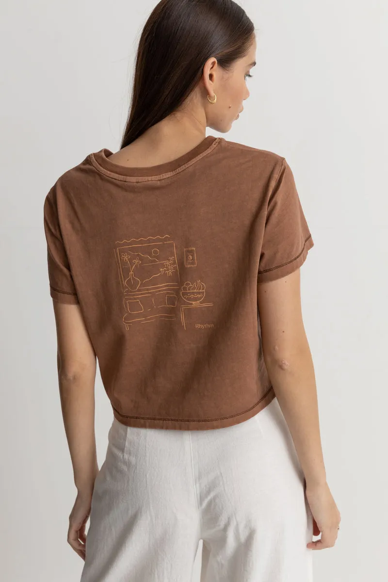 Outside Vintage Crop Crew Tee