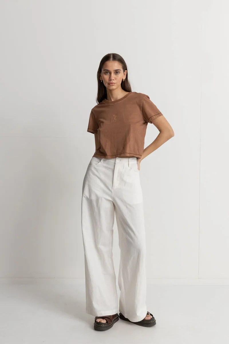 Outside Vintage Crop Crew Tee
