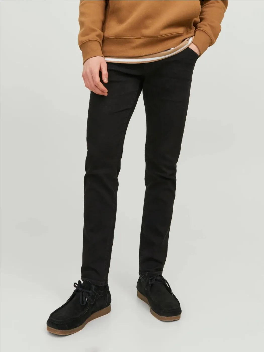 PANTALON VAQUERO JACK & JONES HOMBRE JJIGLENN JJFOX NEGRO