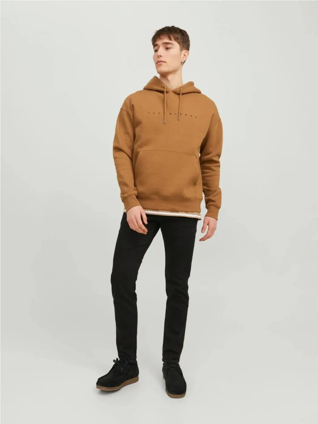 PANTALON VAQUERO JACK & JONES HOMBRE JJIGLENN JJFOX NEGRO