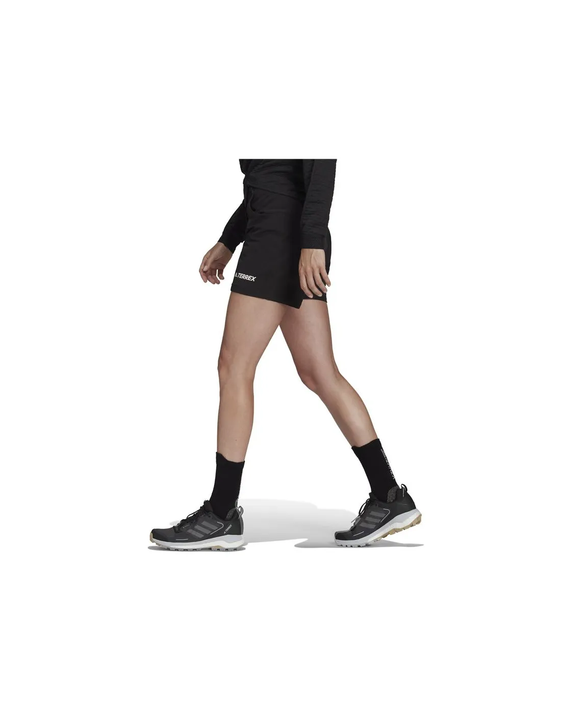 Pantalones cortos de senderismo adidas Terrex Zupahike Mujer Bk