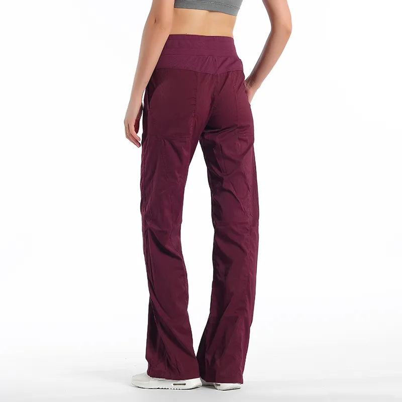 Pantalones de yoga y baile de cintura alta para gimnasio, mallas deportivas relajadas para mujer, mallas deportivas para mujer, 