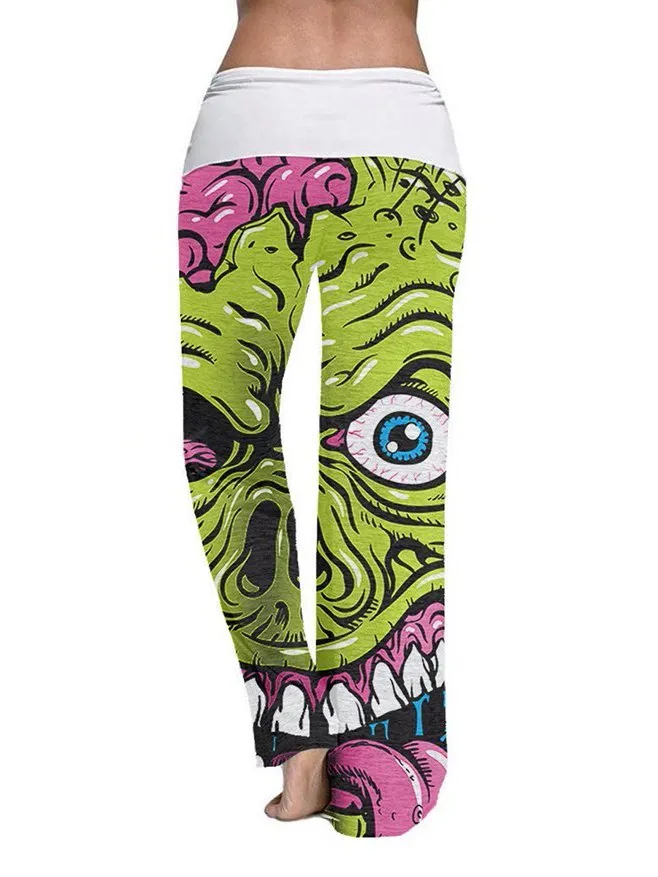 Pantalones de yoga Zombie Comfy Palazzo