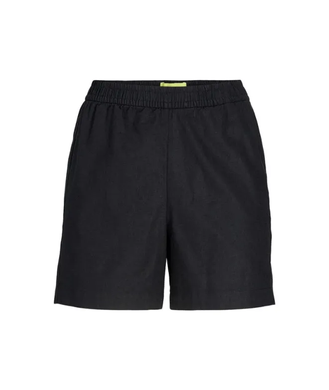 Pantalones Jack And Jones poppy Linen Mujer Negro