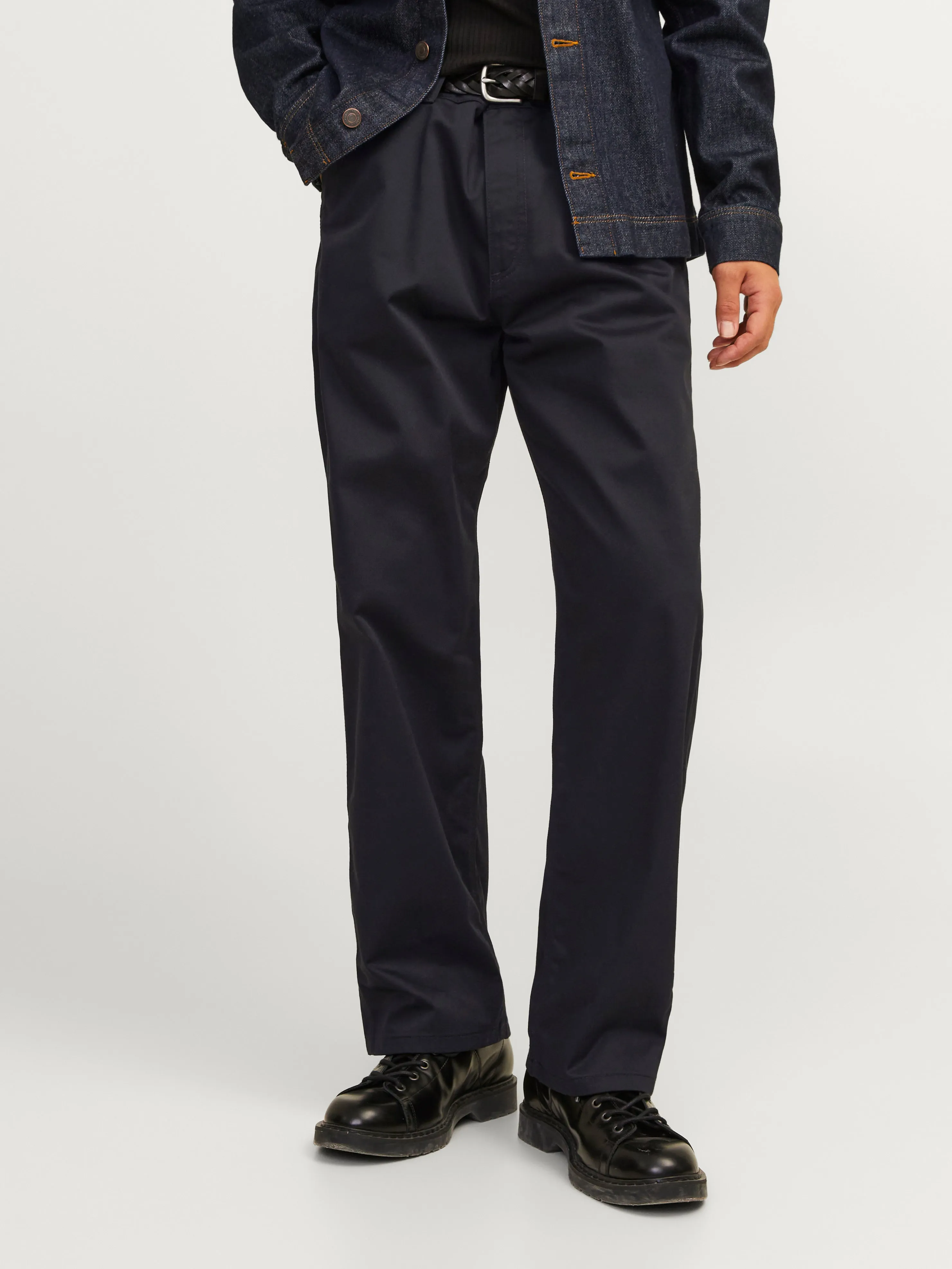 Pantalones worker Corte wide leg | Negro | Jack & Jones®