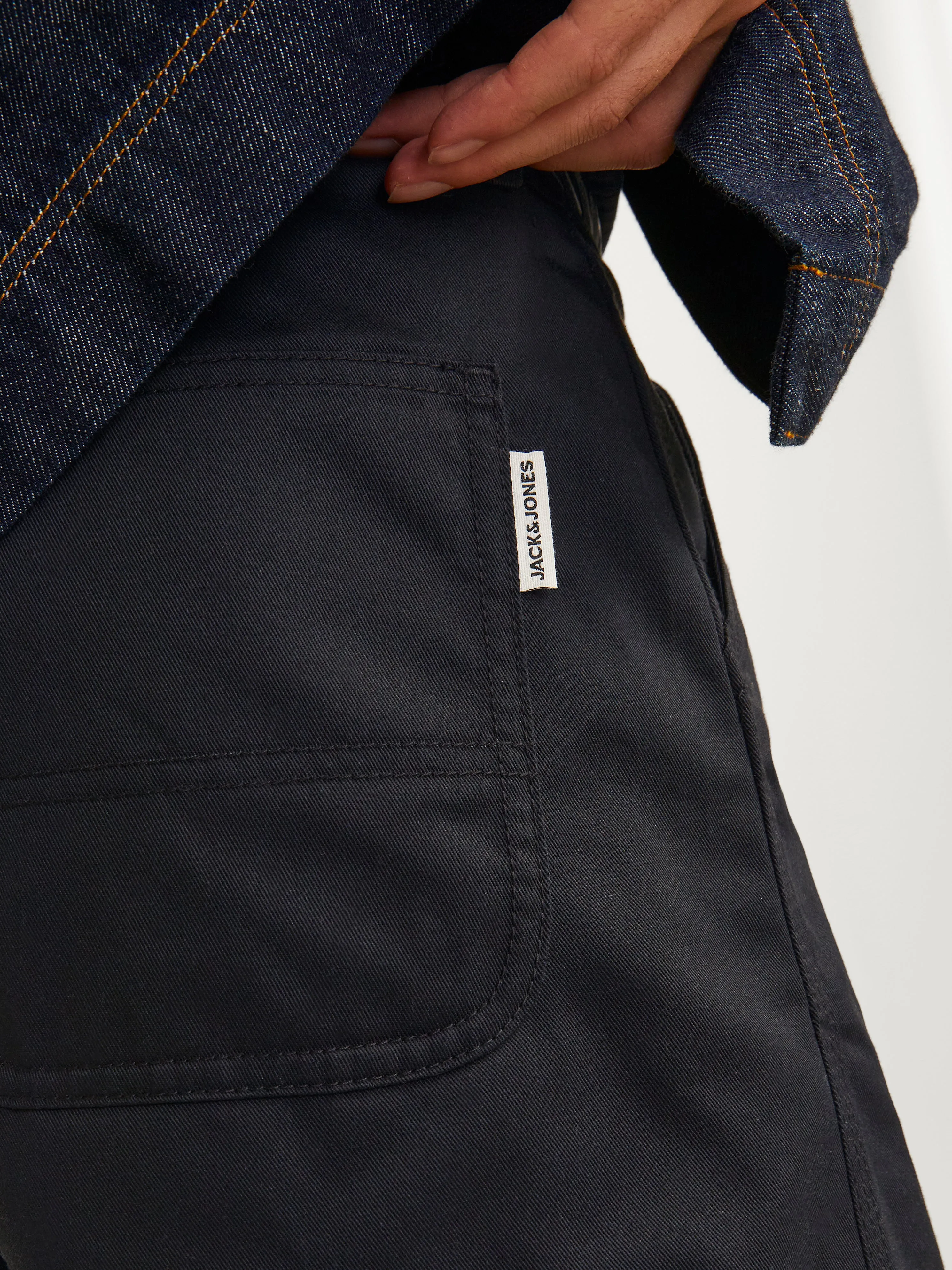 Pantalones worker Corte wide leg | Negro | Jack & Jones®