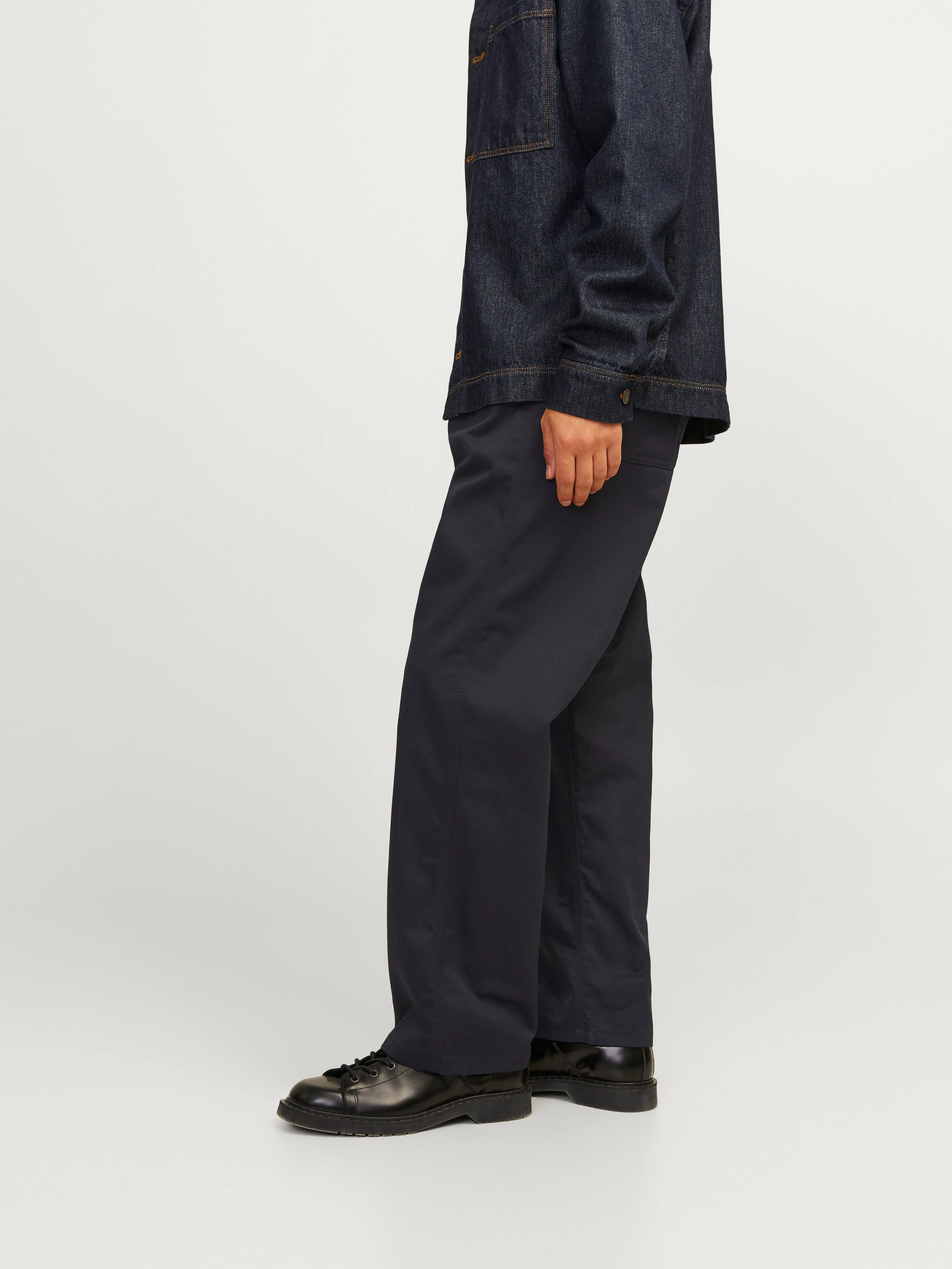 Pantalones worker Corte wide leg | Negro | Jack & Jones®