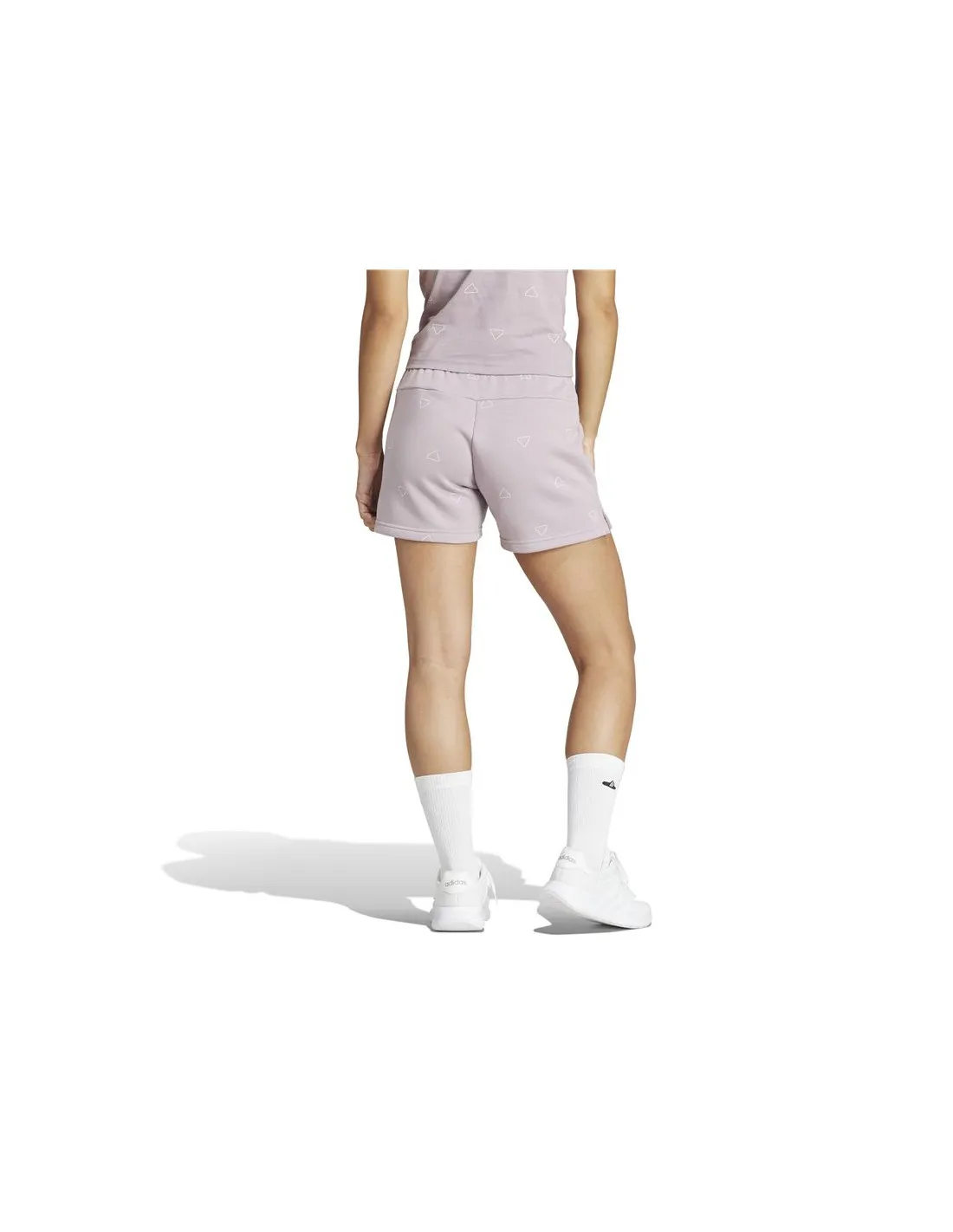 Pantalón adidas Mng Fleece Short Mujer Lila