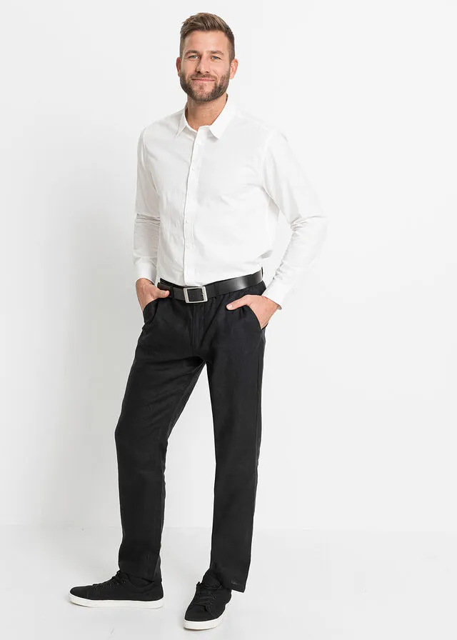 Pantalón chino Negro