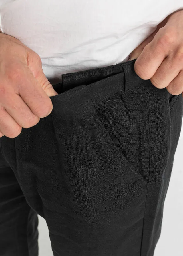 Pantalón chino Negro
