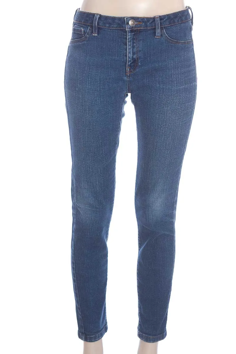 PANTALóN COLOR AZUL  MNG