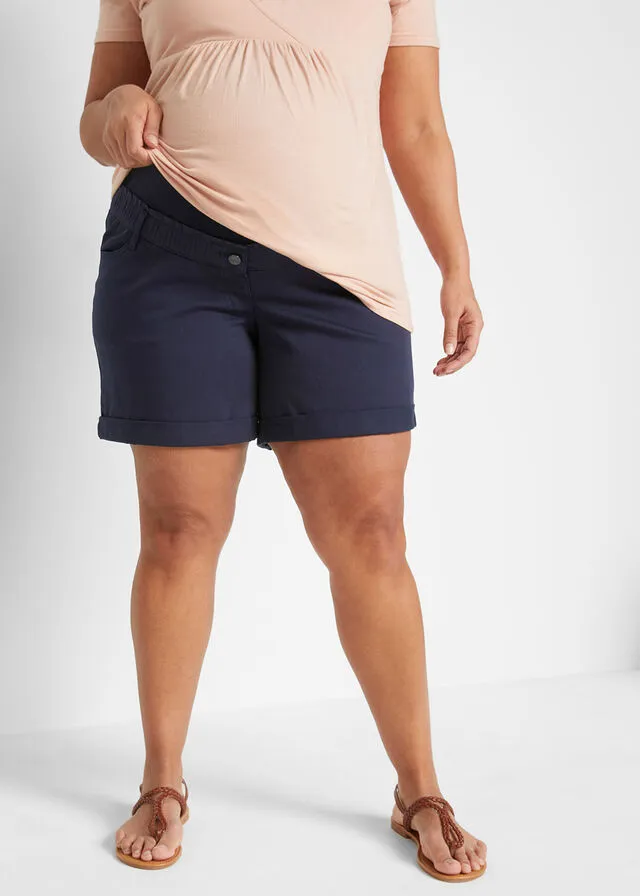 Pantalón corto premamá Negro