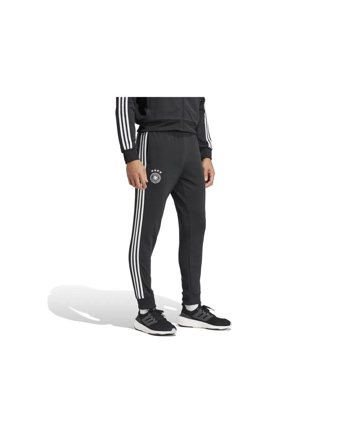 Pantalón de Fútbol adidas Alemania DNA Hombre Negro