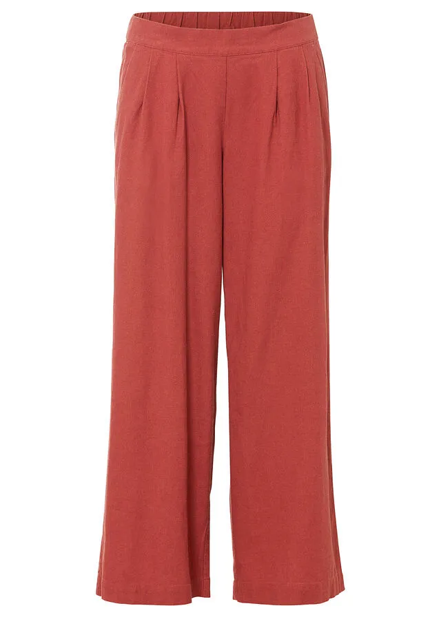 Pantalón marrón marsala