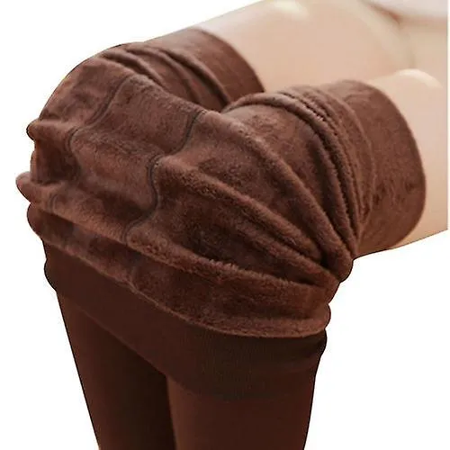Pantimedias de lana cálidas Mujeres Leggings suaves Pantalones forrados de lana Leggings Pantalones de yoga gruesos