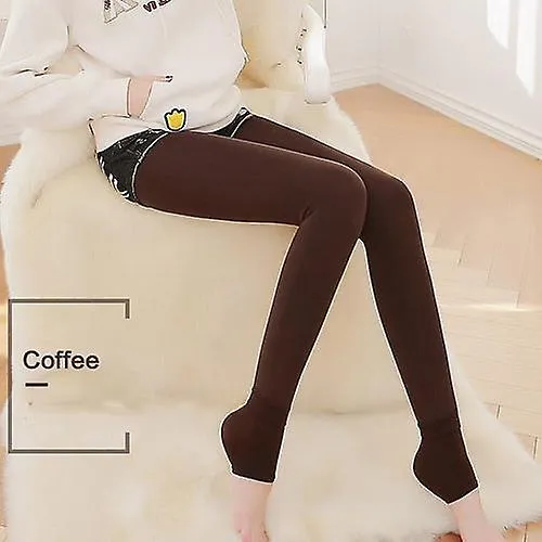 Pantimedias de lana cálidas Mujeres Leggings suaves Pantalones forrados de lana Leggings Pantalones de yoga gruesos