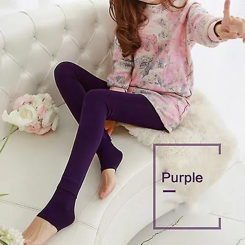 Pantimedias de lana cálidas Mujeres Leggings suaves Pantalones forrados de lana Leggings Pantalones de yoga gruesos