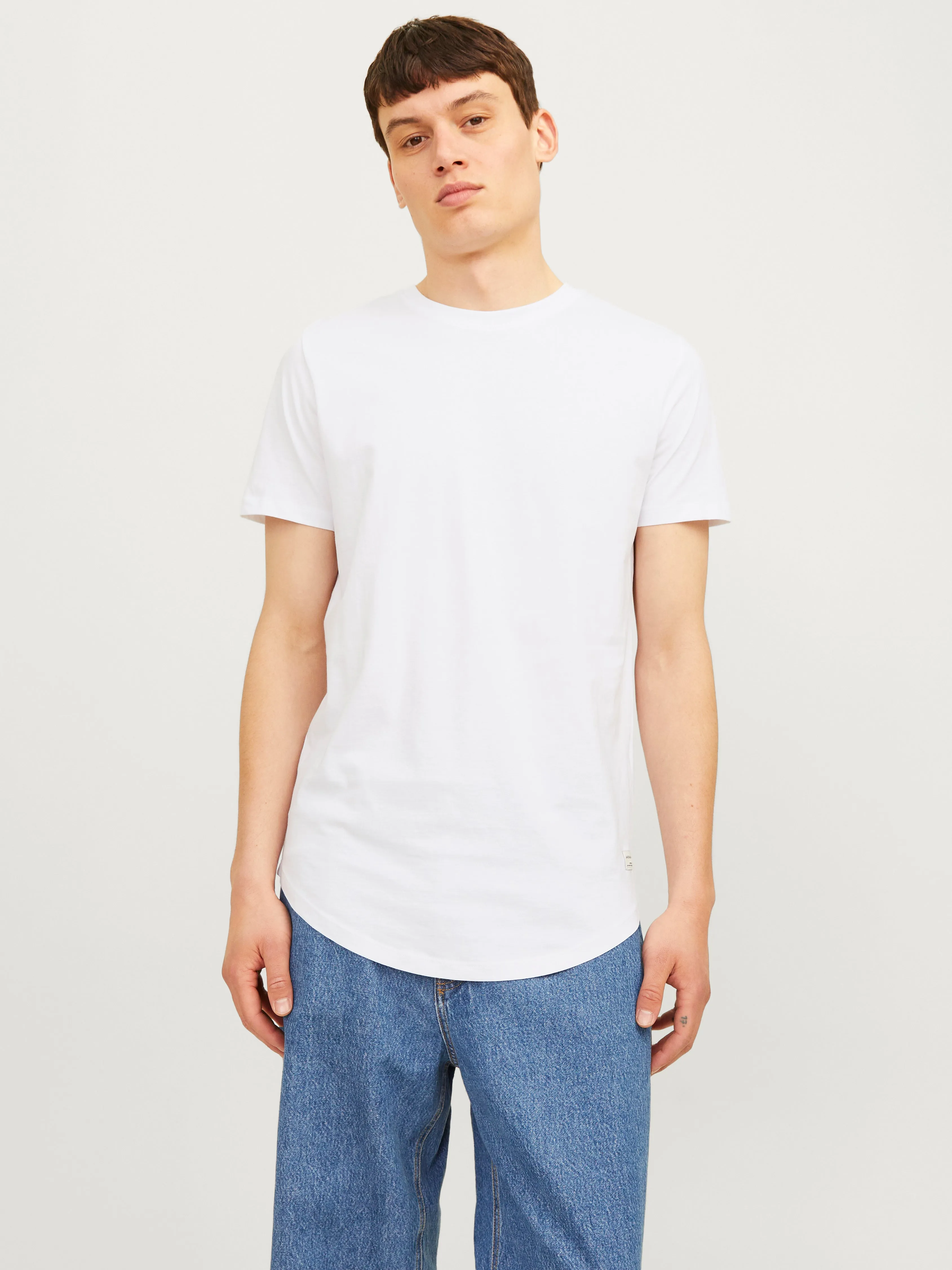 Paquete de 5 Camiseta Liso Cuello redondo | Negro | Jack & Jones®
