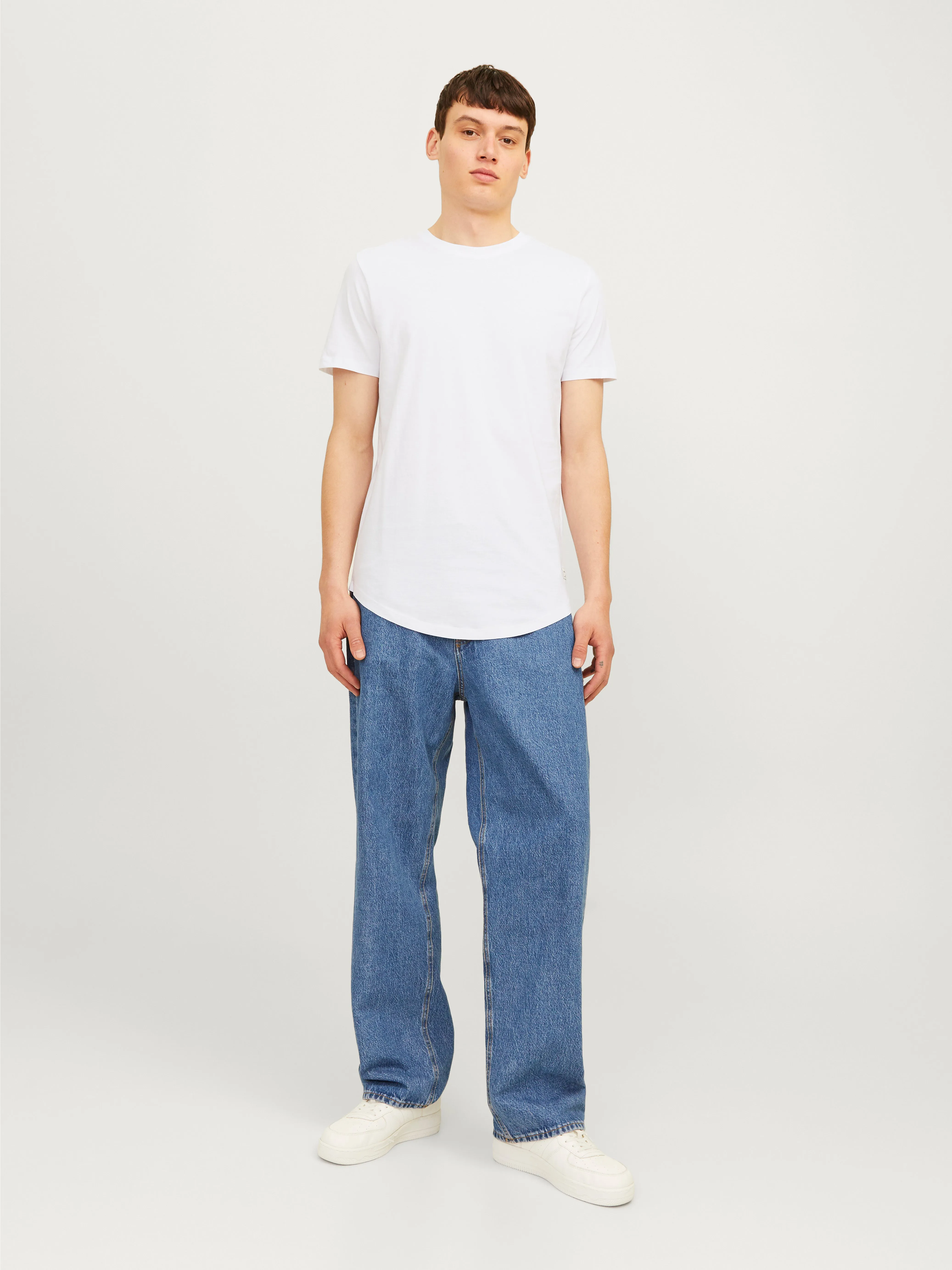 Paquete de 5 Camiseta Liso Cuello redondo | Negro | Jack & Jones®