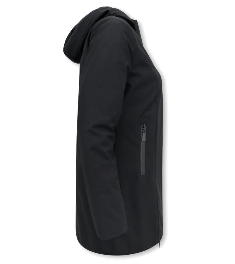 PARKAS REVERSIBLES MUJER CON CAPUCHA  21612162  NEGRO
